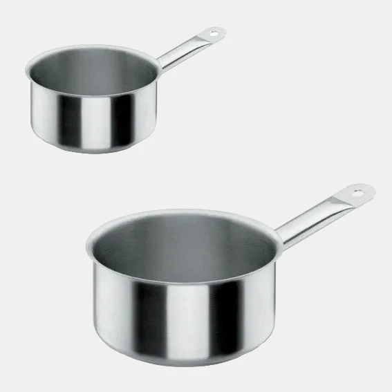 Cazo recto de acero inox 18/10. Varias medidas - 1 Ud.
