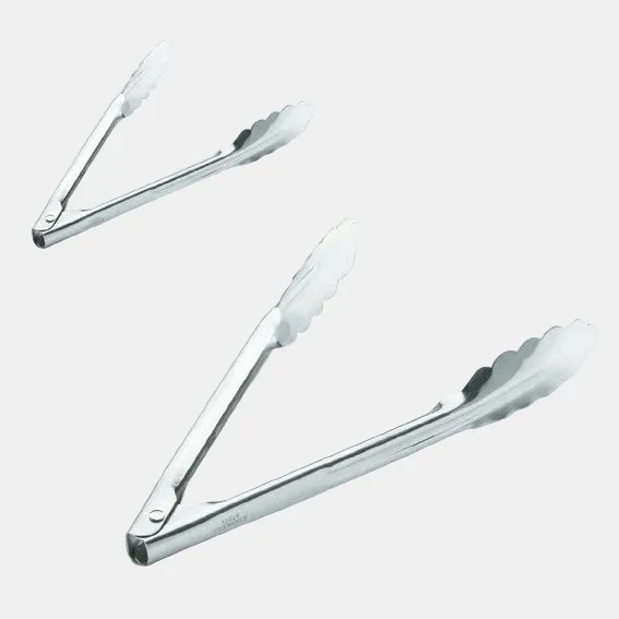 Pinza de cocina acero inox Jumbo. Varias medidas - 1 Ud.