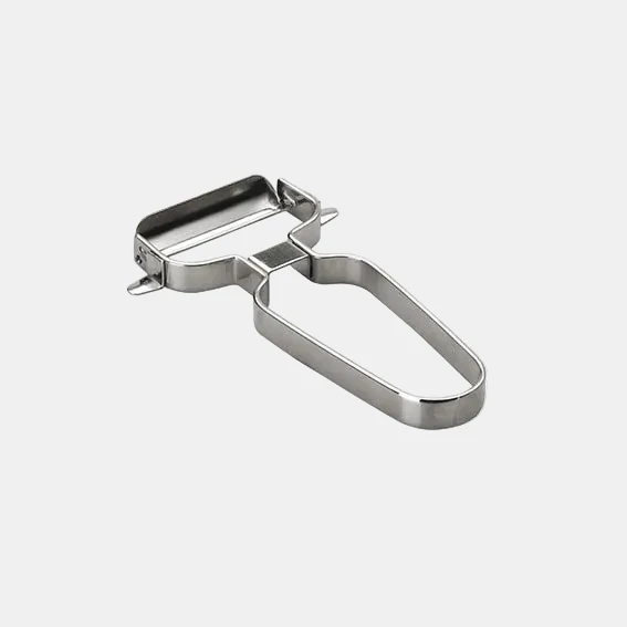 Pelador inox para cocina. 5,5 x 12 cm. Varios formatos - 1 Ud.