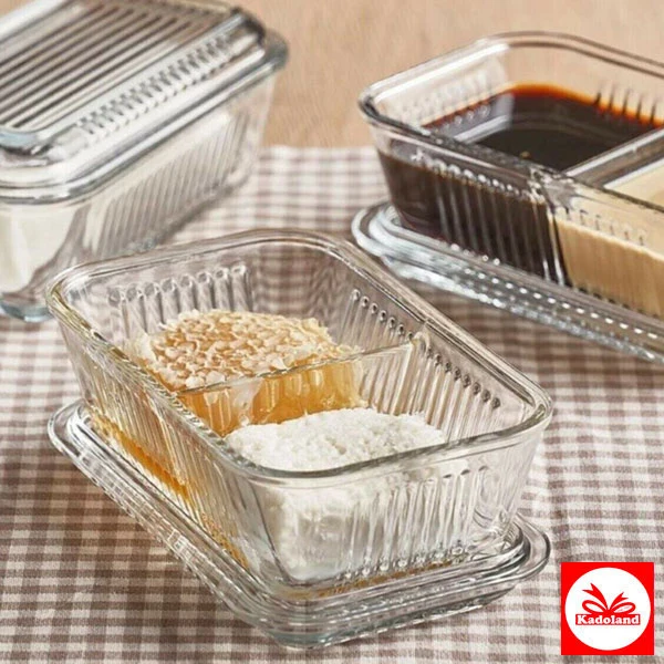 Paşabahçe Frigo Studio Bölmeli Cam Kahvaltılık Saklama Kabı/Kapaklı- 96764