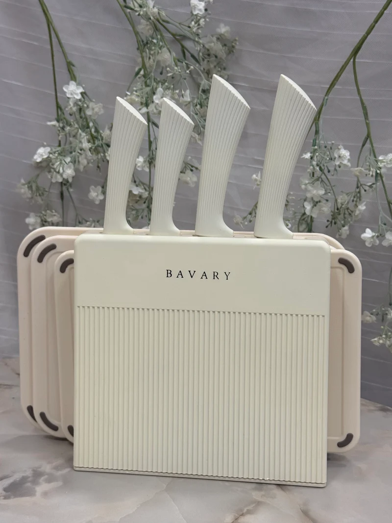Bavary Snijplankenset met Messenhouder 8 Parça