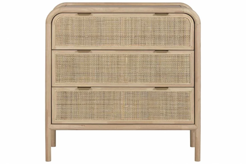 COMODA ABETO RATAN 79X39X80 NATURAL