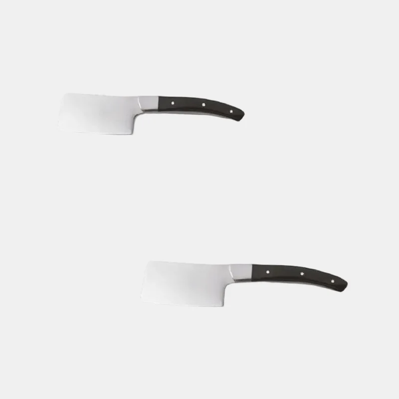 Cuchillo Zermatt mango negro con remaches. 20.5 cm - 6 Uds.