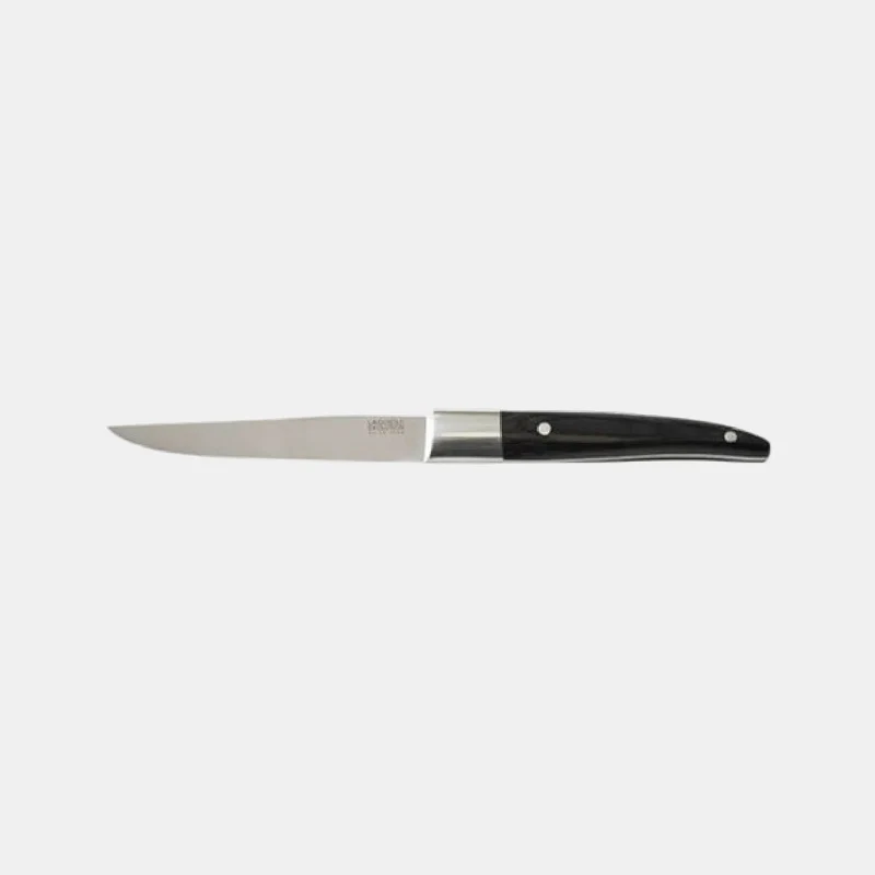Cuchillo chuletero inox con mango madera Laguiole Expresion. 24 cm - 12 Ud.