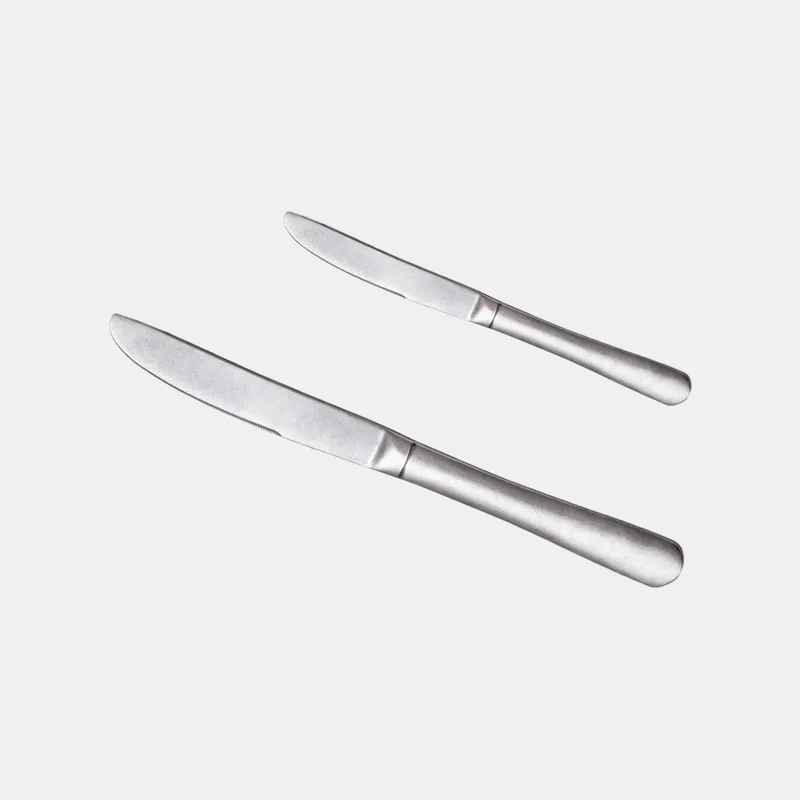 Cuchillo de mesa en inox linea vintage. 22 cm - 12 Uds.