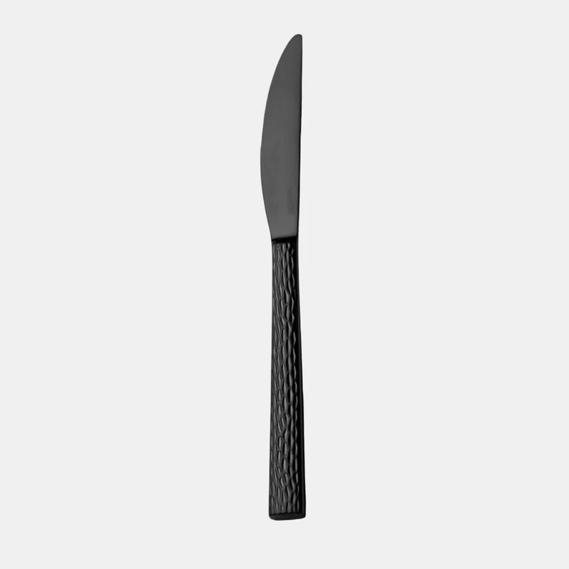 Cuchillo de mesa Olive Matt Black. 24 cm - 12 Uds.