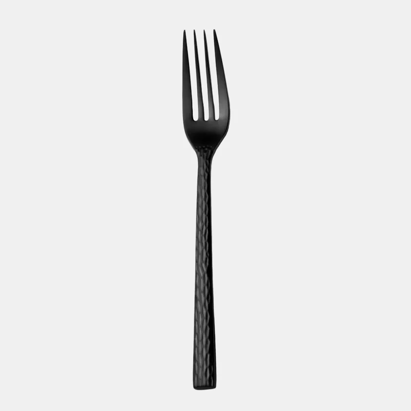 Tenedor postre olive matt black. 18.2 cm - 12 Uds.
