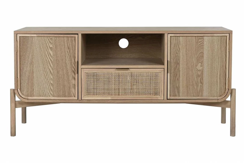 MUEBLE TV ABETO RATAN 126X40X60 NATURAL