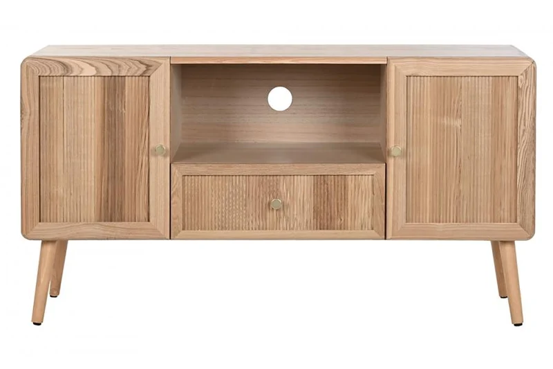 MUEBLE TV PINO MDF 120X40X63 NATURAL