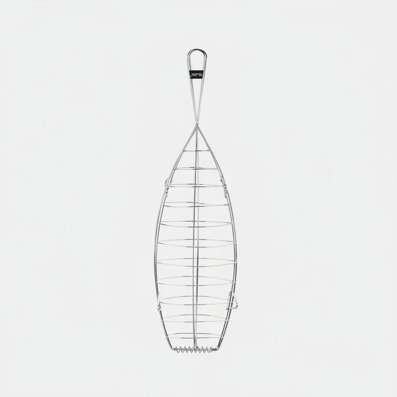 Parrilla de pescado niquelada. 16 x 42 cm - 1 Ud.