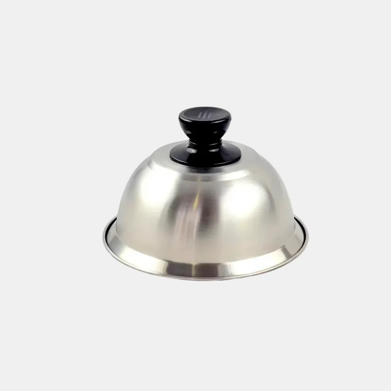 Campana hamburguesas de acero. 16 x 6.6 x 10 cm. 1 Ud.