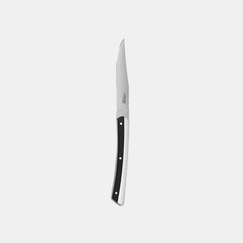 Cuchillo chuletero K2 negro. 22.5 cm - 6 uds.
