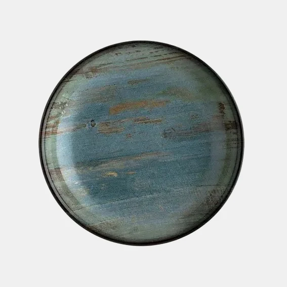 Plato llano porcelana Omeya. Varias medidas - 12 Uds.