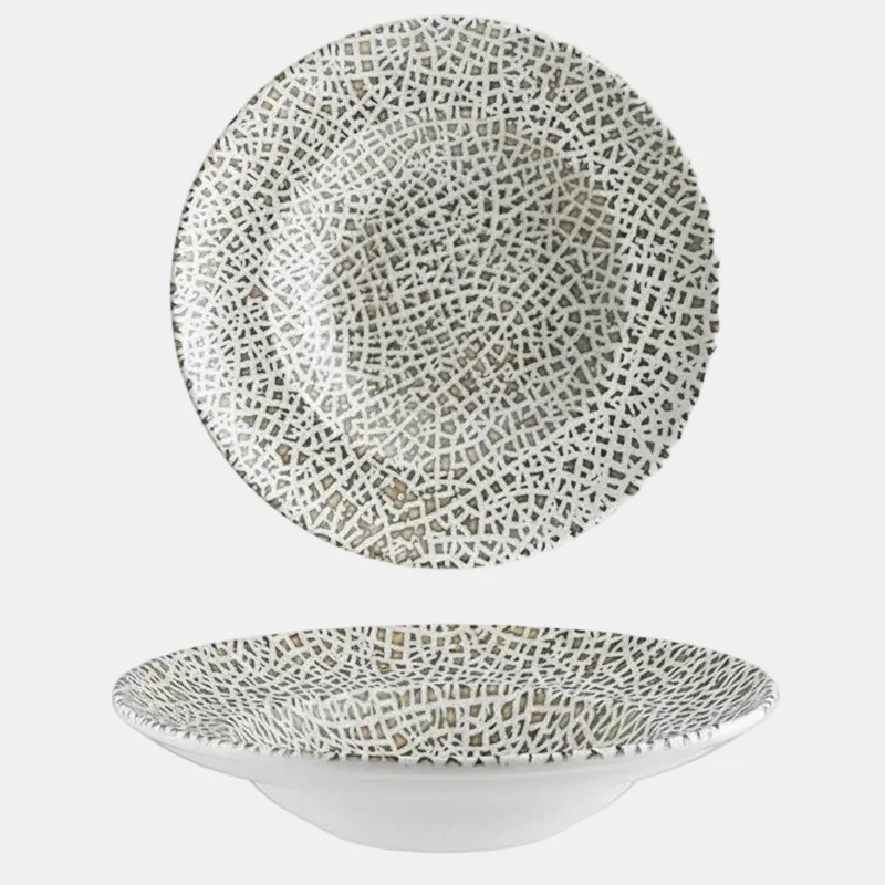 Plato pasta porcelana Taipan. Varias medidas - 6 Uds.