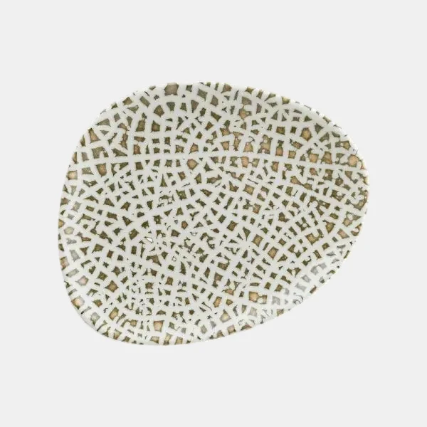 Plato llano irregular porcelana Tango Taipan. Varias medidas - 12 Uds.