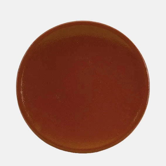 Plato de barro refractario ø30 cm - 6 Uds.