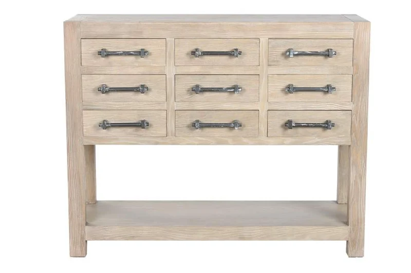 CONSOLA MADERA DE HEVEA 110X40X88 NATURAL