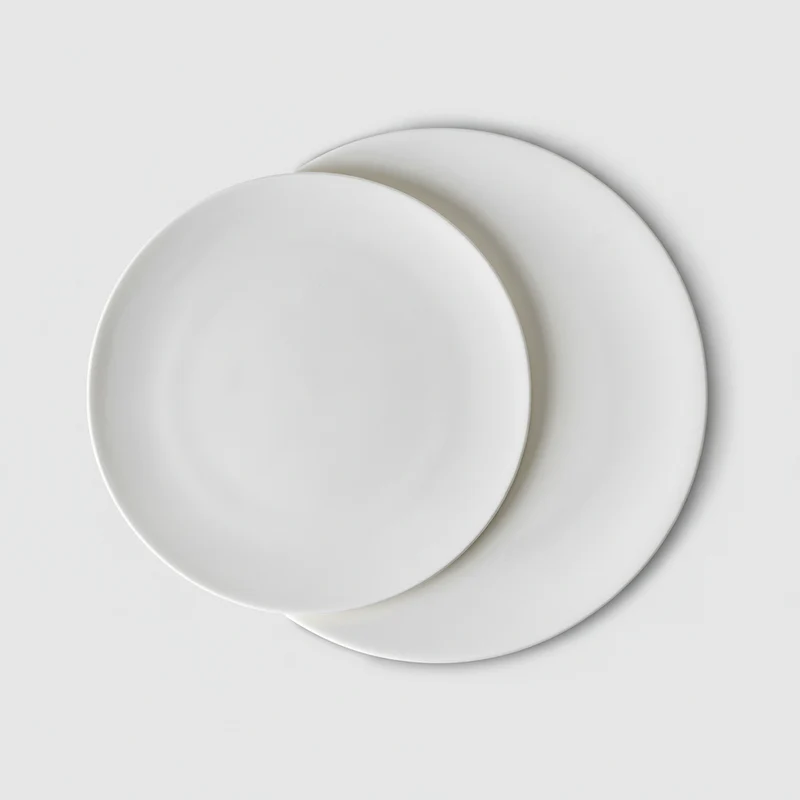 Plato extraplano Bone China. ø27,5 cm - 6 Uds.