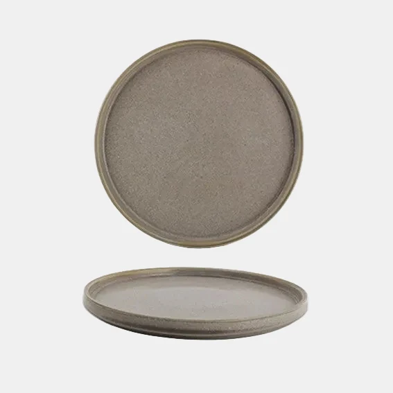 Plato llano de porcelana Structo. Varias medidas - 4 Uds.