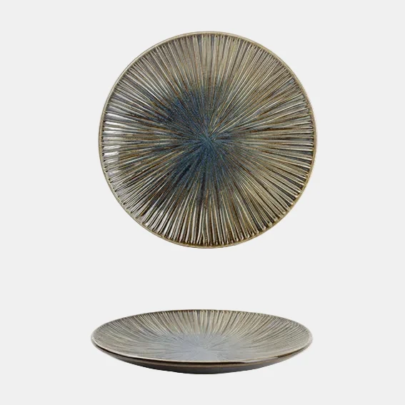 Plato llano de porcelana Forest Halo. Varias medidas - 4 Uds.