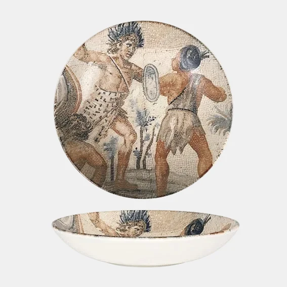 Plato hondo porcelana Osmanli. ø23 x 4 cm - 6 Uds.