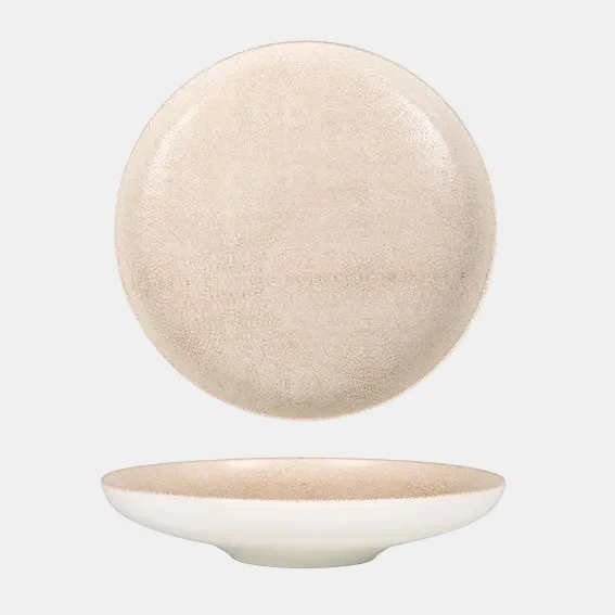 Plato pasta de porcelana Kershef. ø25 cm - 6 Uds.