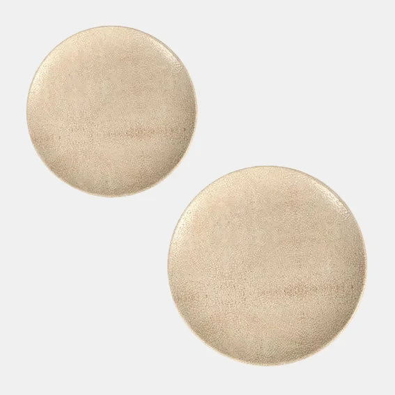 Plato postre porcelana Kershef. ø21 x 2,2 cm - 12 Uds.
