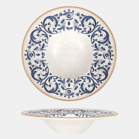 Plato rissoto porcelana Laudum. ø28 x 5,5 cm - 6 Uds.