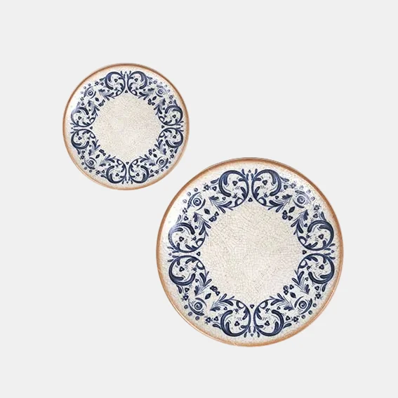 Plato pan porcelana Laudum. ø17 x 2,2 cm - 12 Uds.