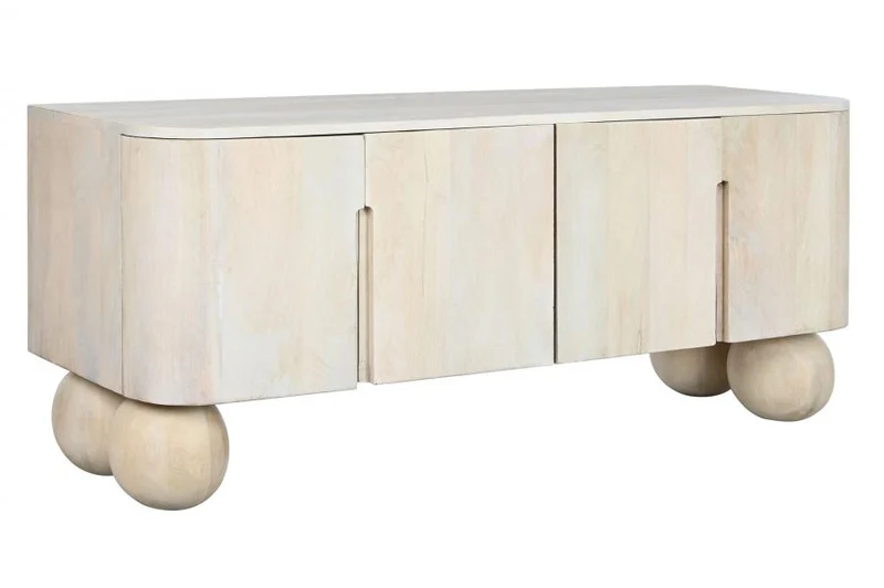 MUEBLE TV MANGO 140X40X58 BLANCO