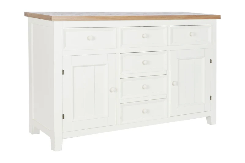 BUFFET PAULOWNIA 122X40X77 6CAJ, BEIGE