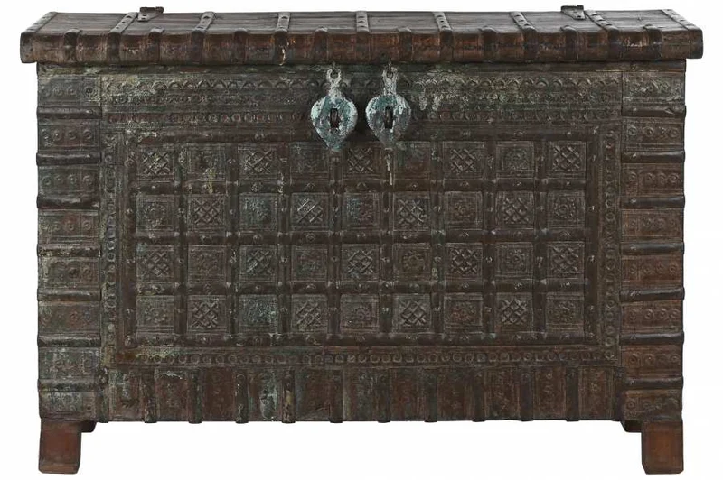 ARCON TECA HIERRO 137X44X98 PIEZA SURTIDA MARRON