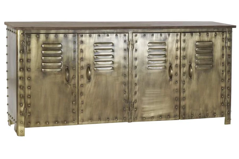 BUFFET METAL 152X35X69 DORADO