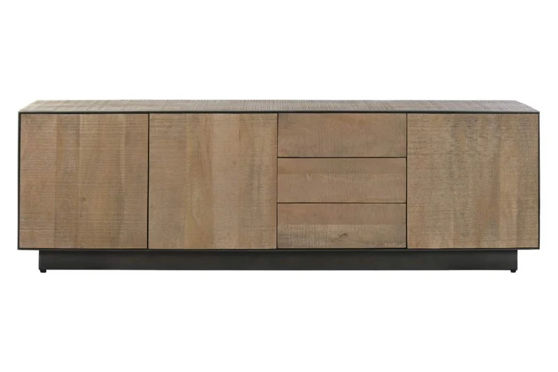MUEBLE TV MANGO METAL 180X44X55 CHORRO DE ARENA