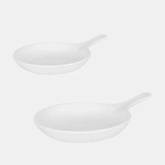 Sarten de porcelana blanca Hygge. ø16 cm - 12 Uds.