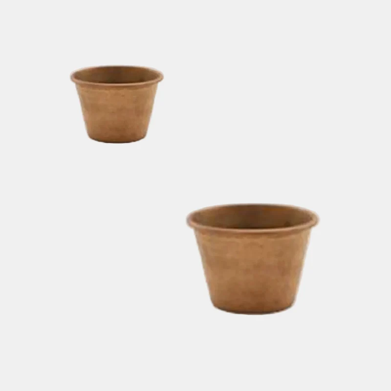 Ramekin acero cobre vintage. 71 ml - 24 Uds.