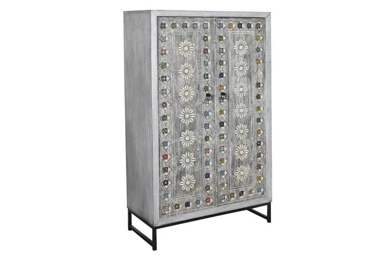 ARMARIO MANGO 90X38X150 BLANCO