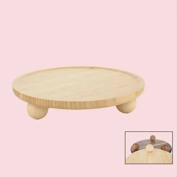 Mien Men7B28 Bambu Top Ayaklı Sunumluk 32 cm