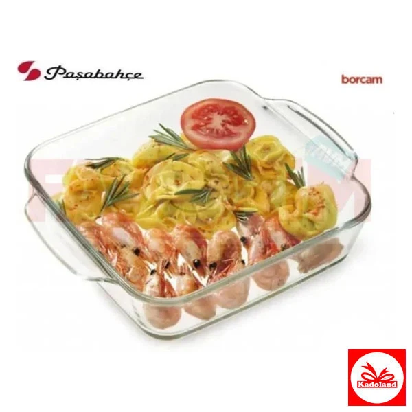 Paşabahçe Borcam Kare Tepsi Set 2'li 159028