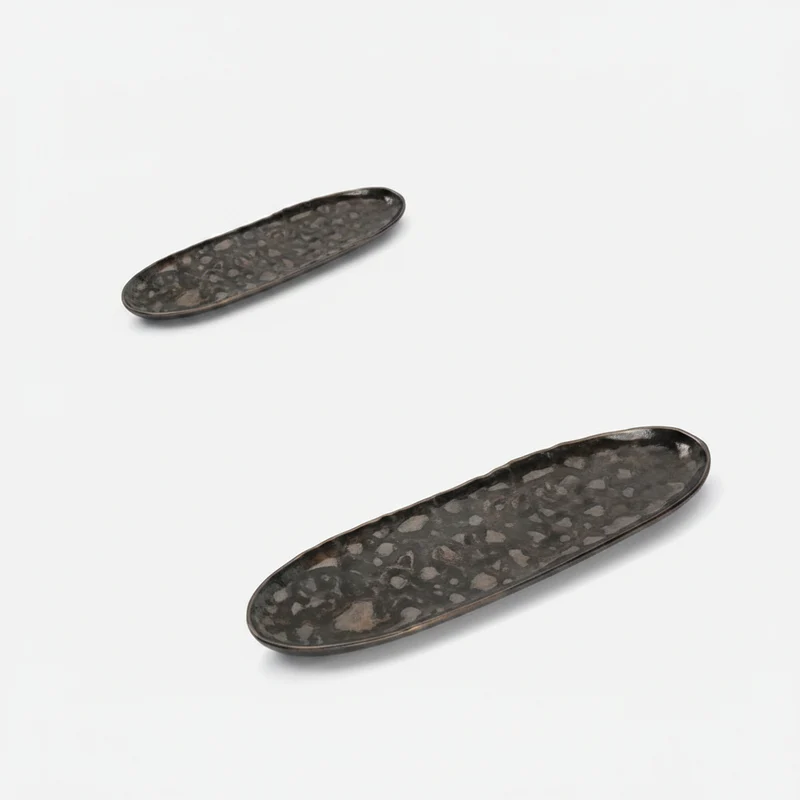Bandeja porcelana negra Nobile. 33.5 x 9 cm - 4 Uds.