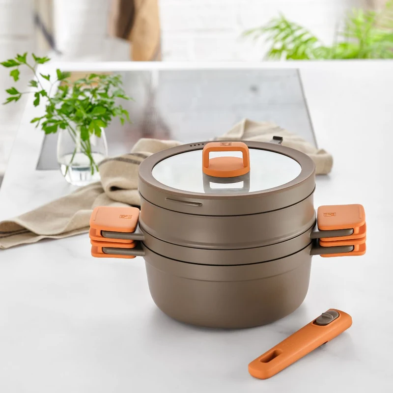 Set de cocina 5 piezas antiadherentes Compac Pro Bra