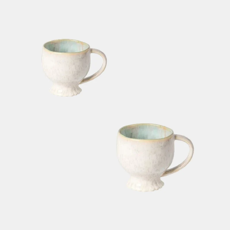 Taza porcelana Mallorca Sea Blue. 44 cl - 6 uds.