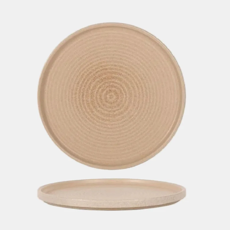 Plato llano porcelana Ripple Mirage. Varias medidas y unidades.