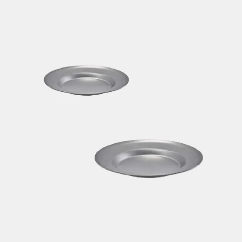 Plato hondo de acero inox vintage. Varias medidas - 1 Ud.