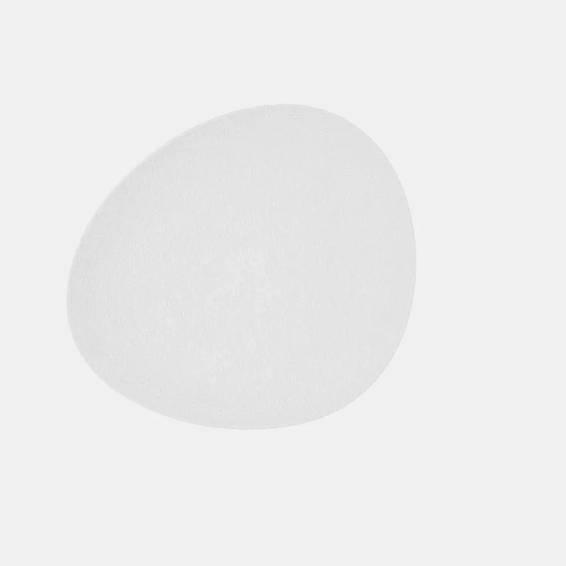 Plato llano ovalado irregular porcelana Fosil 28 x 24 cm. Varios colores - 6 Uds.