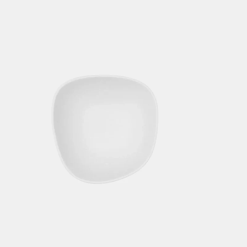 Bol cuadrado irregular porcelana Fosil. 14 x 14 x 6.8 cm. Varios colores - 9 Uds.
