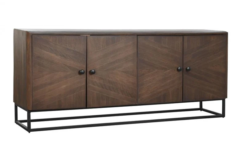 BUFFET MADERA JAMUN 177X38X75 MARRON OSCURO