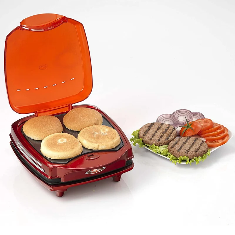 Parrilla eléctrica doble para hamburguesas Ariete