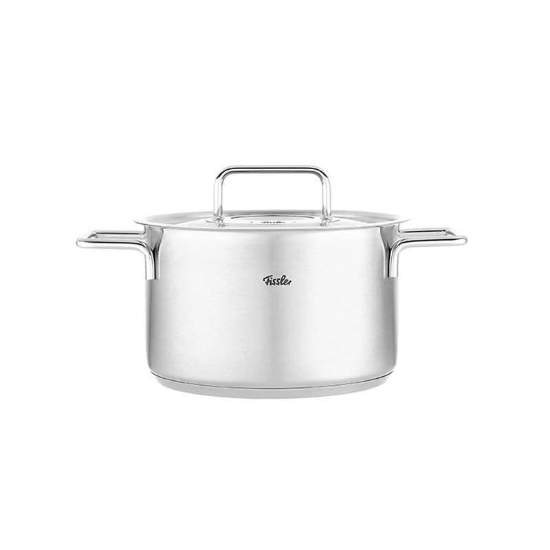 Olla con tapa de acero inoxidable Pure Fissler