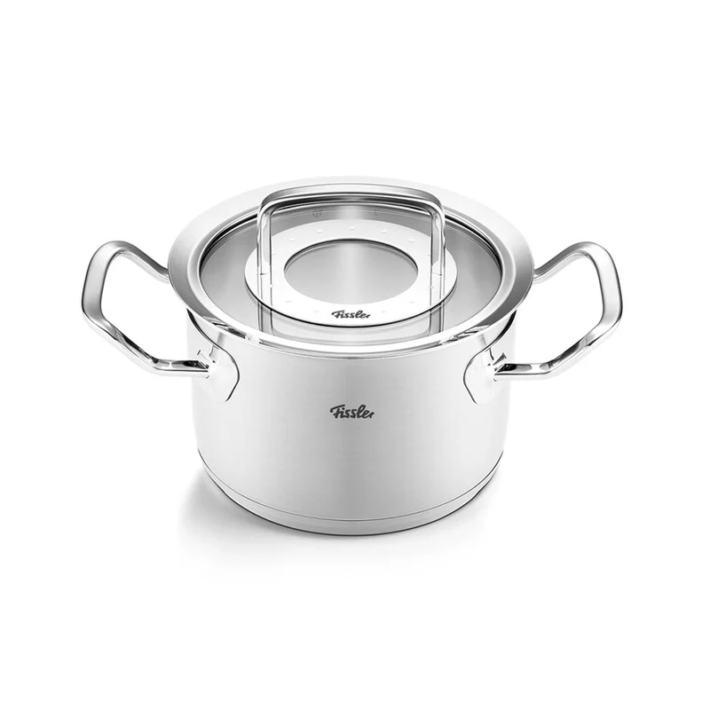 Olla acero inoxidable con tapa de cristal Original-Profi Collection® Fissler
